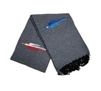 Open Road Goods Charcoal (Dark Grey / Black) Thunderbird Heavyweight Yoga Blanket or Throw -- Made for Yoga!