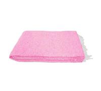 Open Road Goods Handmade Solid Color Yoga Blanket - Thick Mexican Blanket or Throw - Made for Yoga! (Pink Blanket)