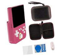 Open source retro handheld game console, portable lightweight design with 64GB storage, travel-friendly pocket game console for gaming on the go