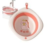 Open Storage Containers for Home, Multifunctional Folding Basin - Sturdy Folding Bathtub, Bathroom Sink with Drawstring, Safe Design for Kids, Boys and Girls
