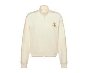 Open Sweatshirt - female - Calvin Klein - Zip-throughs - Beige - S - Sweatshirts & Hoodies S