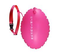Open Swim Buoy - Inflatable Safety Floats, Double Air Chamber Design, Highly Visible Marker, Portable PVC Construction | For Beginner Fitness Enthusiasts Men Women Outdoor Swimming