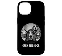 open the door dogs dog funny Basset Hound Case for iPhone 14