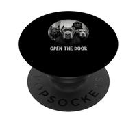 open the door dogs dog funny Cane Corso PopSockets Adhesive PopGrip