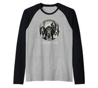 Open the Door Dogs Dog Funny German Shorthaired Pointer Raglan Baseball Tee