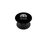 open the door dogs dog funny Golden Retriever PopSockets Adhesive PopGrip