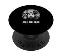 open the door dogs dog funny Havanese PopSockets Adhesive PopGrip