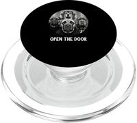 open the door dogs dog funny Mastiff PopSockets PopGrip for MagSafe