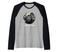 Open the Door Dogs Dog Funny Mastiff Raglan Baseball Tee
