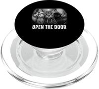 Open The Door Funny Cat Gang Vintage Cats Squad PopSockets PopGrip for MagSafe