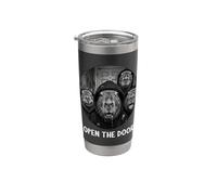Open the Door Zombie capybaras Funny Halloween Capybara Stainless Steel Insulated Tumbler