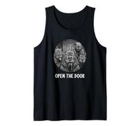 Open the Door Zombie capybaras Funny Halloween Capybara Tank Top