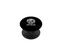 Open the door zombie funny halloween PopSockets Adhesive PopGrip