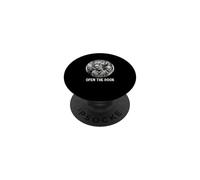 Open the door zombie funny halloween PopSockets Adhesive PopGrip