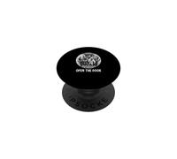 Open the door zombie funny halloween PopSockets Adhesive PopGrip