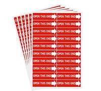 Open This END Arrow Sticker,Open Instructions Label,2x0.75 Inch Marking Sign Tape Label for Classroom Sensory Pathways Floor Wall