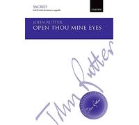 Open thou mine eyes: Vocal score (John Rutter Anniversary Edition)