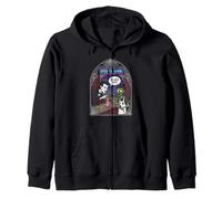 Open Til Dawn No Garlic Sauce Funny Vampire Zombie Chef Zip Hoodie