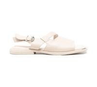 Open-Toe Flat Sandals - female - Sergio Moretti - Flat Sandals - Beige - 4 UK - Shoes 4 UK