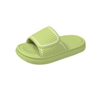 Open Toe Flat Sandals for Women Sandals Size 6 Cloud Slides for Women And Men Pillow House Slippers Non Shower Shoes Fit Bathroom Bedroom Pool Beach Grey Woman Sandal (Green,5)