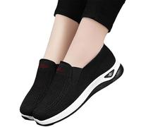 Open Toe Platform Heel Women's Beach Snorkeling Diving Couple Involved in Swimming Red Retrofitting Streams Soft Bottom Skin Shoes Casual Tan Shoes (Black, 6)