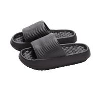 Open Toe Platform Sandals for Women Wedge Sandals Women's Round Head Thick Bottom Hollow Out Wear Clip Toe Thick Bottom Slope Heel Slippers Black Ankle Strap Womens Sandles Size 8 (Black,36)