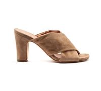 Open-Toe Sandal- female- Julie Dee- Heeled Mules- Brown- 5 UK- Shoes 5 UK
