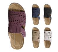 Open Toe Slingback Sliders For Women Wide Fit, Thick Bottom Waking Sandals For Women Summer Open Toe Comfortable Sliders Wide Fit Breathable Mesh Walking Shoes For Dressy Work Date Wedding Party