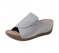 Open Toe Slippers Women Non Slip With Arch Support - Hotter Sandals For Women Tan Beach Shoes Flat Stylish Slippers Womens Size 19 Wide Fitting Fish Mouth Roman Girls Shoes Home Comfortable