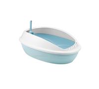 Open Top Pet Litter Tray Cat Basin Durable with Scoop Kitty Pan Heighten for for Indoor Cats