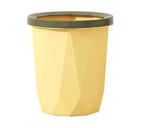 Open Top Trash Can, 12l Rubbish Bin for Bathroom and Office Use,Yellow,12L | Open Top Trash Can for Bathrooms and Offices, Easily Dispose of Waste with Stylish Design for Home or Work