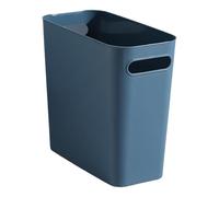 Open Top Waste Bin Thick PP Trash Can Lidless Garbage Bin for Living Room Bathroom Kitchen and Offices Waterproof Small Trash Can