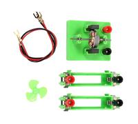 Open Type Electromagnetic Motor with Fan Electromagnetism Experiment Supplies for School Labs Use Physics Teaching Tool Field Learning Set