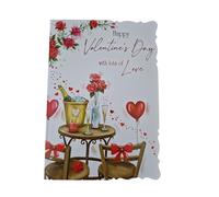 OPEN VALENTINES DAY CARD.