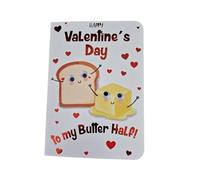 OPEN VALENTINES DAY CARD. card size is 14x20cm.