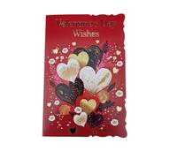 OPEN VALENTINES DAY CARD. card size is 15x23cm.