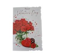 OPEN VALENTINES DAY CARD. card size is 15x23cm.