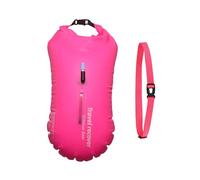 Open Water Swim Buoy | Swim Safety Float and Drybag for Open Water - Large Visible Float, Inflatable Pool Buoy with Adjustable Waist Belt for Adults Safe Training and Racing
