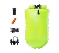 Open Water Swim Ring - Heavy Duty PVC Material Waterproof Durable Inflatable Safety Buoy Adjustable Belt High Visibility | Training Aid for Swimmers on Boat and Swimming