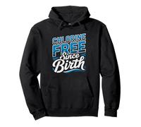 Open Water Swimmer Avoids Chlorine Pools Wild Purist Pullover Hoodie