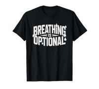 Open Water Swimmer Breathing Optional Humor Funny Sarcastic T-Shirt