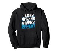 Open Water Swimmer Lakes Oceans Rivers Bodies Cycling Pullover Hoodie