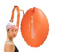 Open Water Swimming Buoy, Swimming Training Inflatable Buoy Float, Highly Visible Safety Equipment, Outdoor Activities Tool for Fitness Enthusiasts Sports Lovers Beginners Women Men