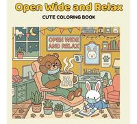 Open Wide and Relax: A Bold, Easy Kawaii Coloring Book: Sarcastic Office Humor, Dental Assistant Life, and Clinic Chaos for Stress Relief