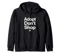 Open Your Home Adopt with Heart Zip Hoodie