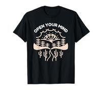 Open Your Mind Nature Adventure Graphic for Explorers T-Shirt