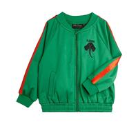 Open Zip Sweatshirt - male - Mini Rodini - Kids Sweatshirts - Green - 6 M - Kids 6 M