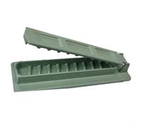 Openable Kebab Maker Press 1/2x Set for Home or Mobile Barbecue Use with ABS Frame and Dual-Skewer Output for Efficient Workflow (Green)