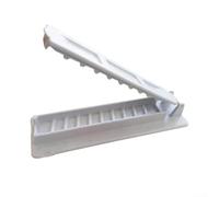 Openable Kebab Maker Press 1/2x Set for Home or Mobile Barbecue Use with ABS Frame and Dual-Skewer Output for Efficient Workflow (White)