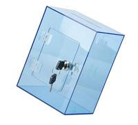 Openable Practical Acrylic Savings Jar Visible Cash Case Elegant Coin Banks With Removable Lid Cash Saving Box Cube Shape Clear Piggy Banks